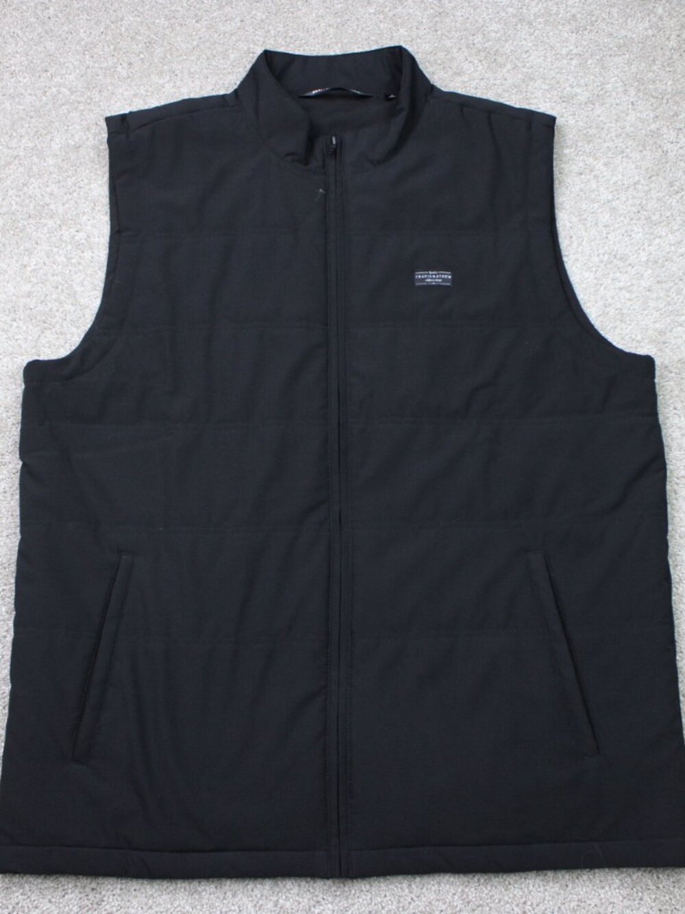 Travis Mathew Vest Mens XL Black Interlude Puffer Golf Fu